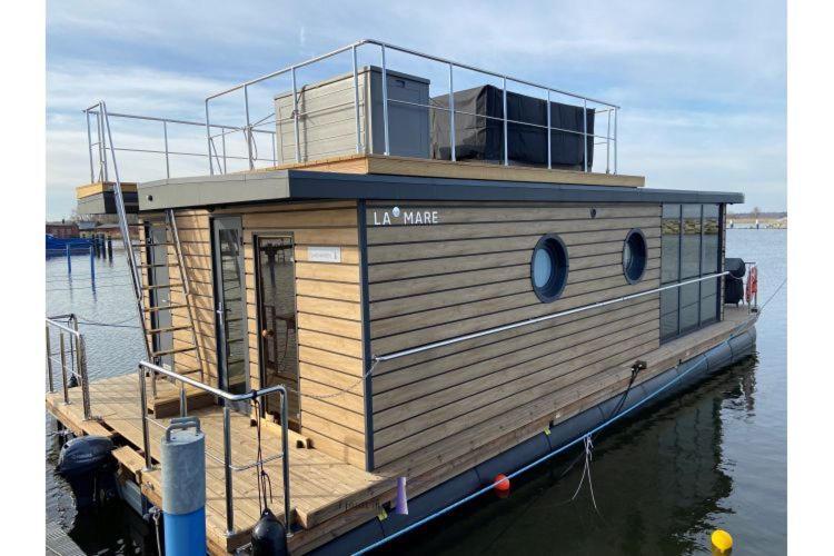 Hausboot Fjord Haven Mit Biosauna In Барт Экстерьер фото
